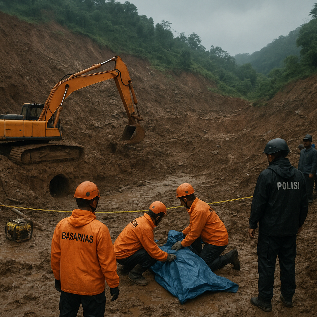 Kronologi Longsor Tambang Emas Ilegal di Sijunjung yang Tewaskan 9 Orang