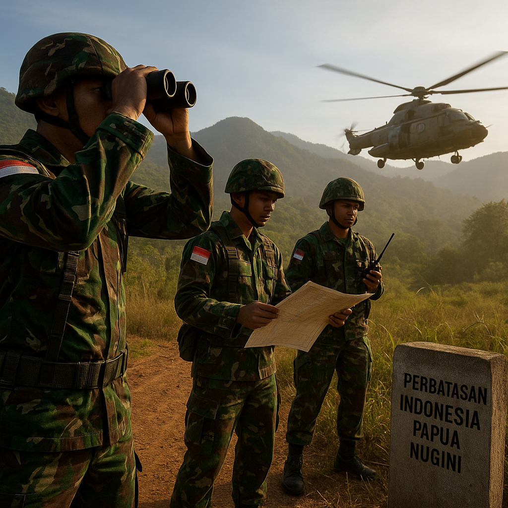 Bentrokan di Perbatasan Papua Nugini, TNI Perkuat Pengamanan di Sektor Timur