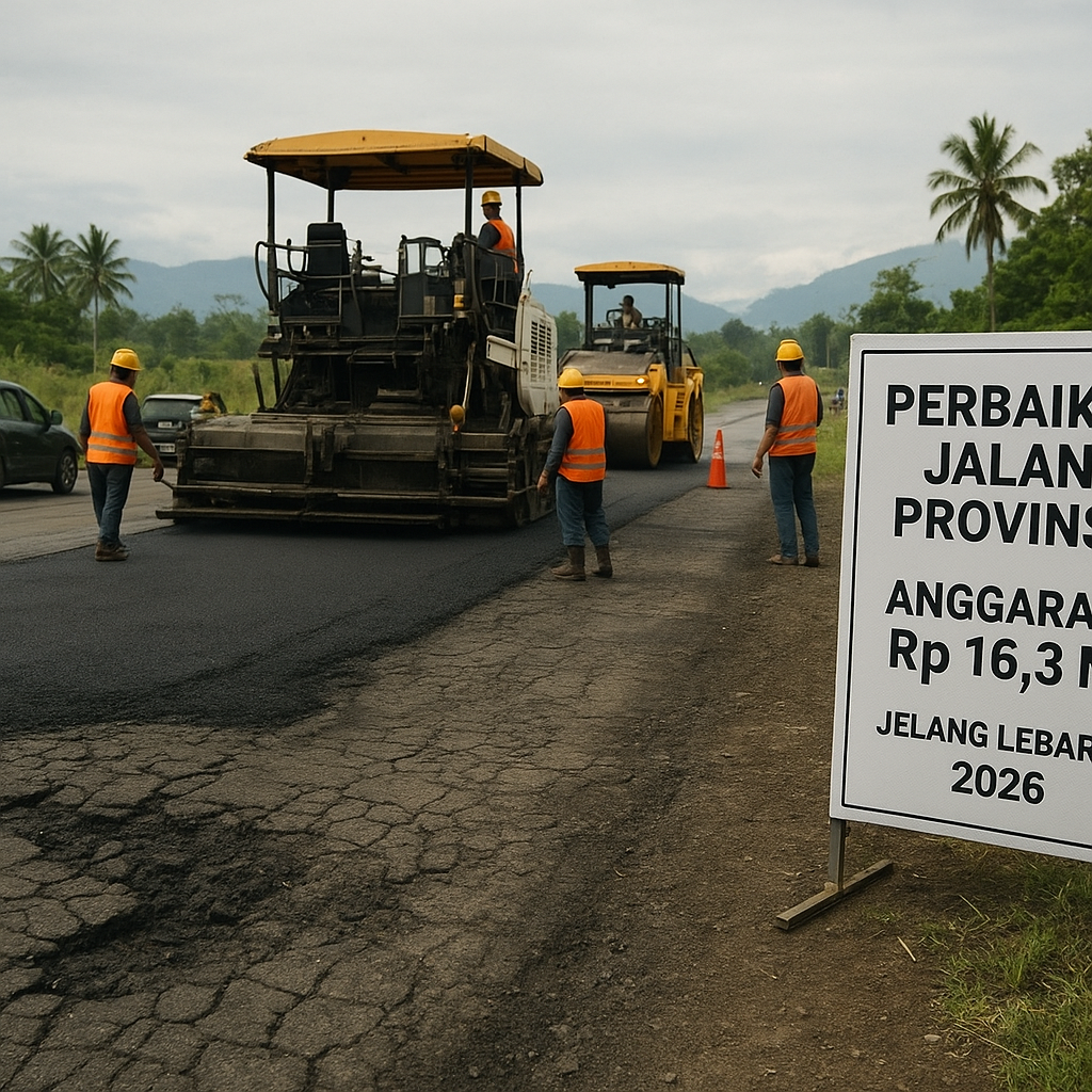 Sudah Lama Rusak, Jalan Provinsi di Tanah Datar Akhirnya Diperbaiki Jelang Lebaran, Anggaran Rp 16,3 M