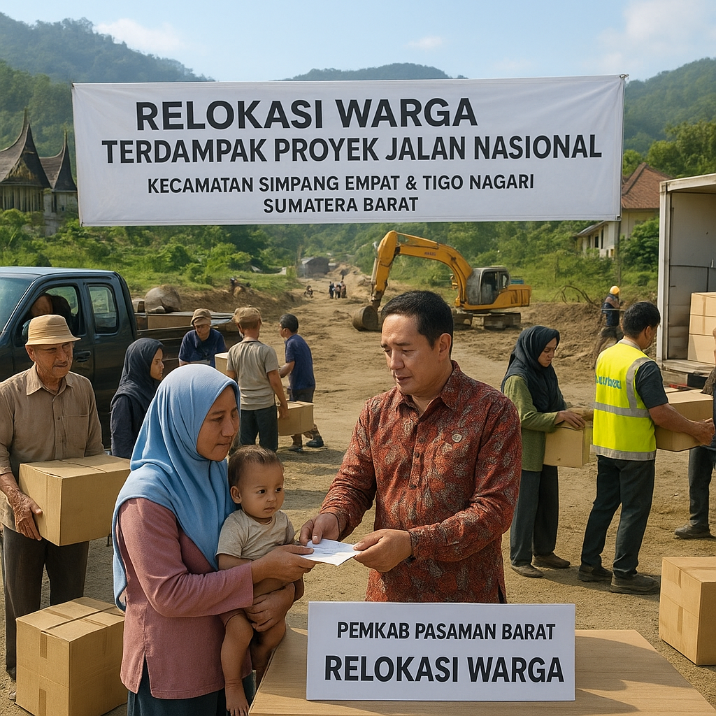 Pemkab Pasaman Barat Siapkan Relokasi Warga Terdampak Proyek Jalan Nasional