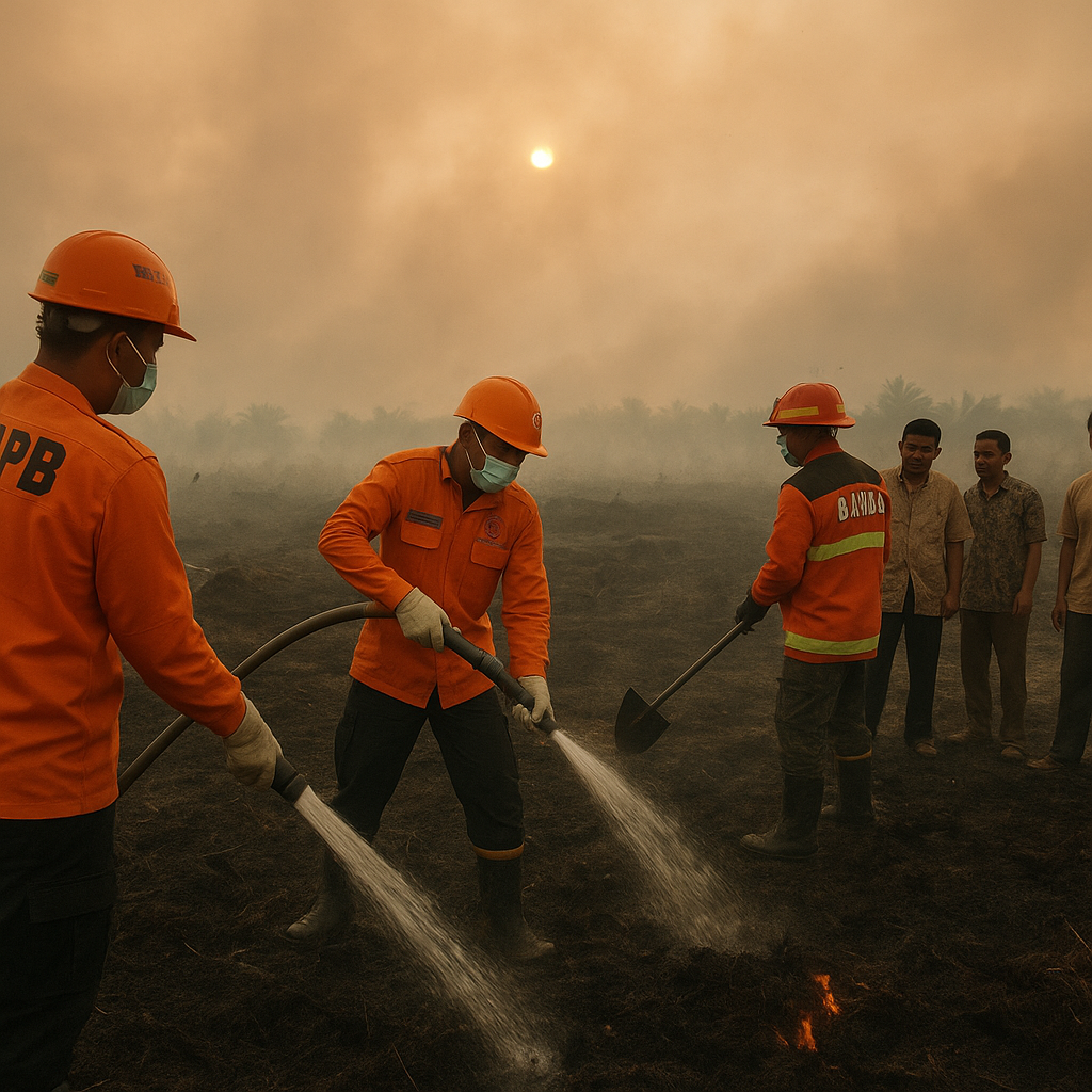 BNPB Catat Kebakaran Lahan di Riau Terus Bertambah hingga 3.456 Hektare