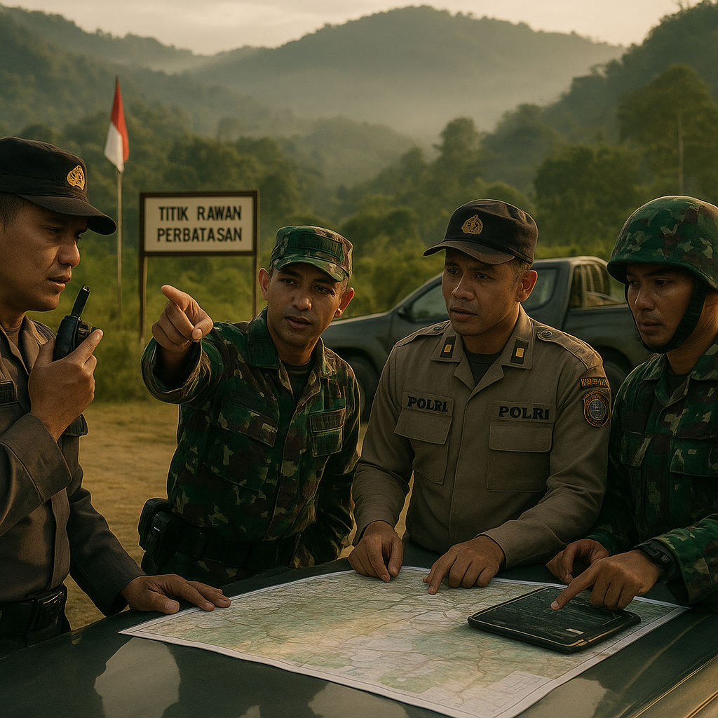 Pemkab Aceh Tengah Gelar Patroli Gabungan di Titik Rawan Perbatasan
