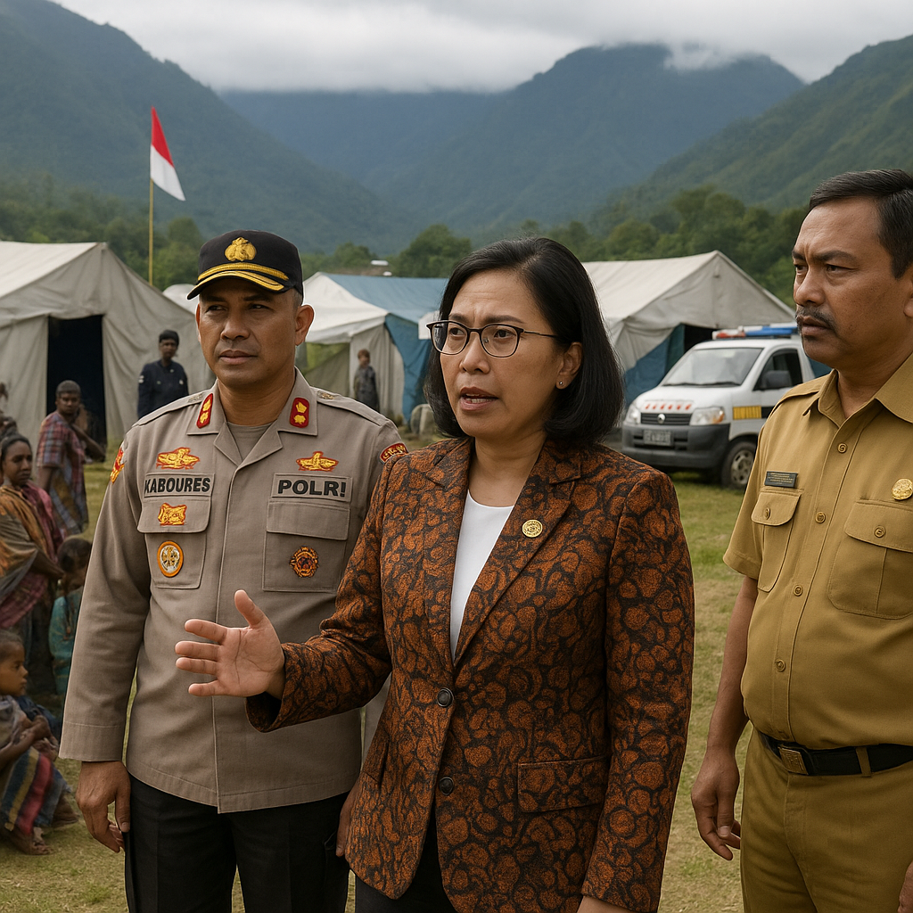 Wamendagri Ribka Pastikan Penanganan Pengungsi Jayawijaya Terkoordinasi