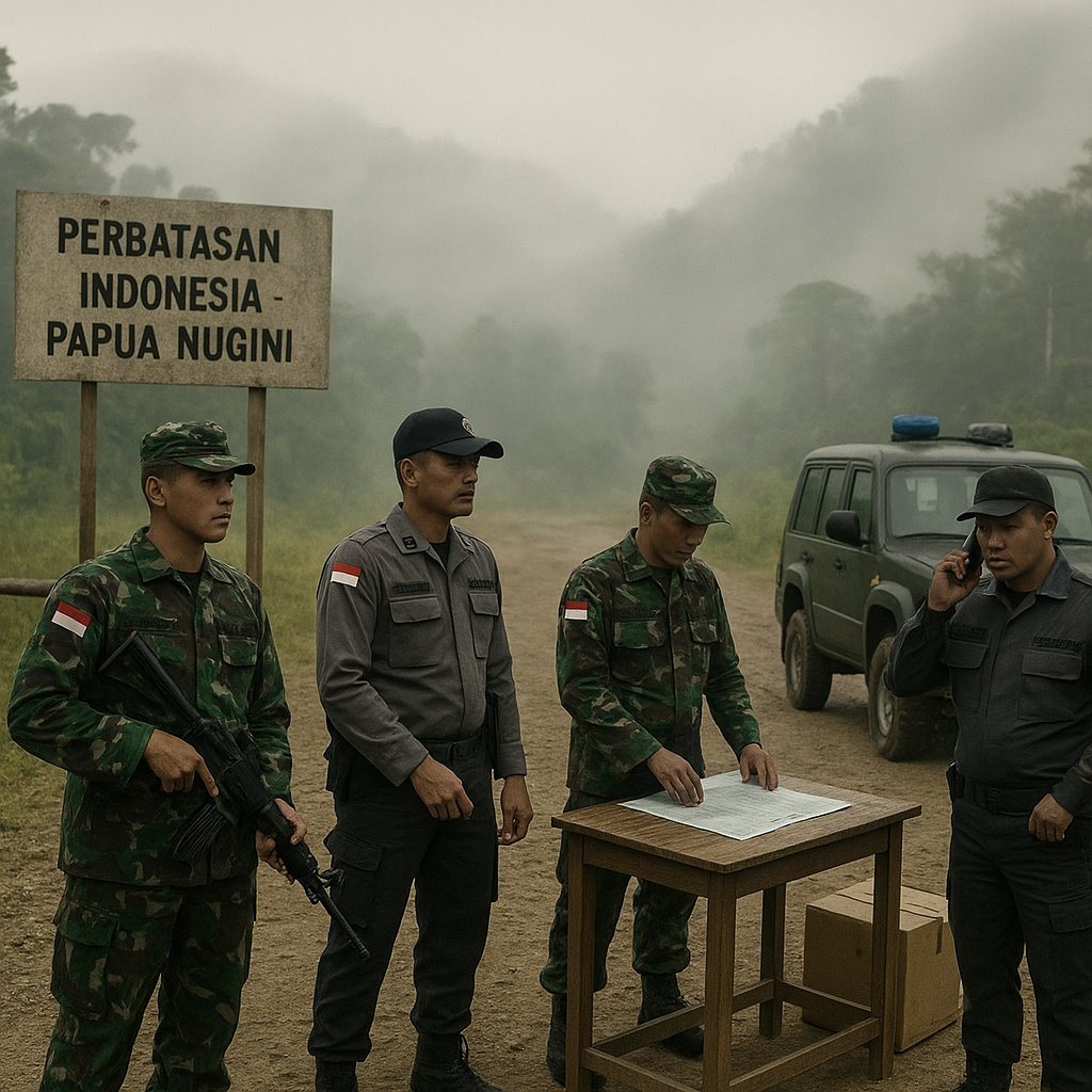 Terkini: Polisi dan TNI Disiapkan untuk Amankan Wilayah Perbatasan Papua dari Potensi Infiltrasi Kelompok Bersenjata