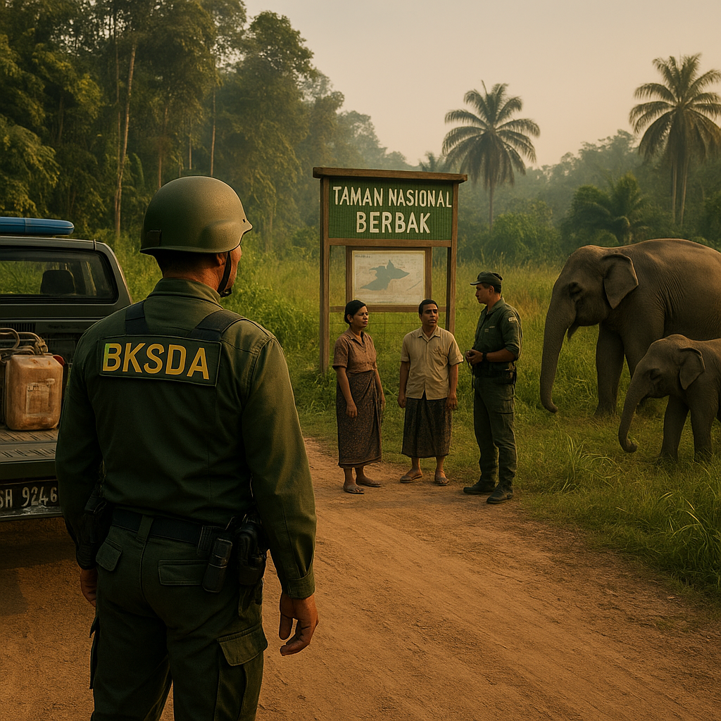 BKSDA Jambi Siagakan Personel Antisipasi Konflik Manusia-Gajah di Taman Nasional Berbak