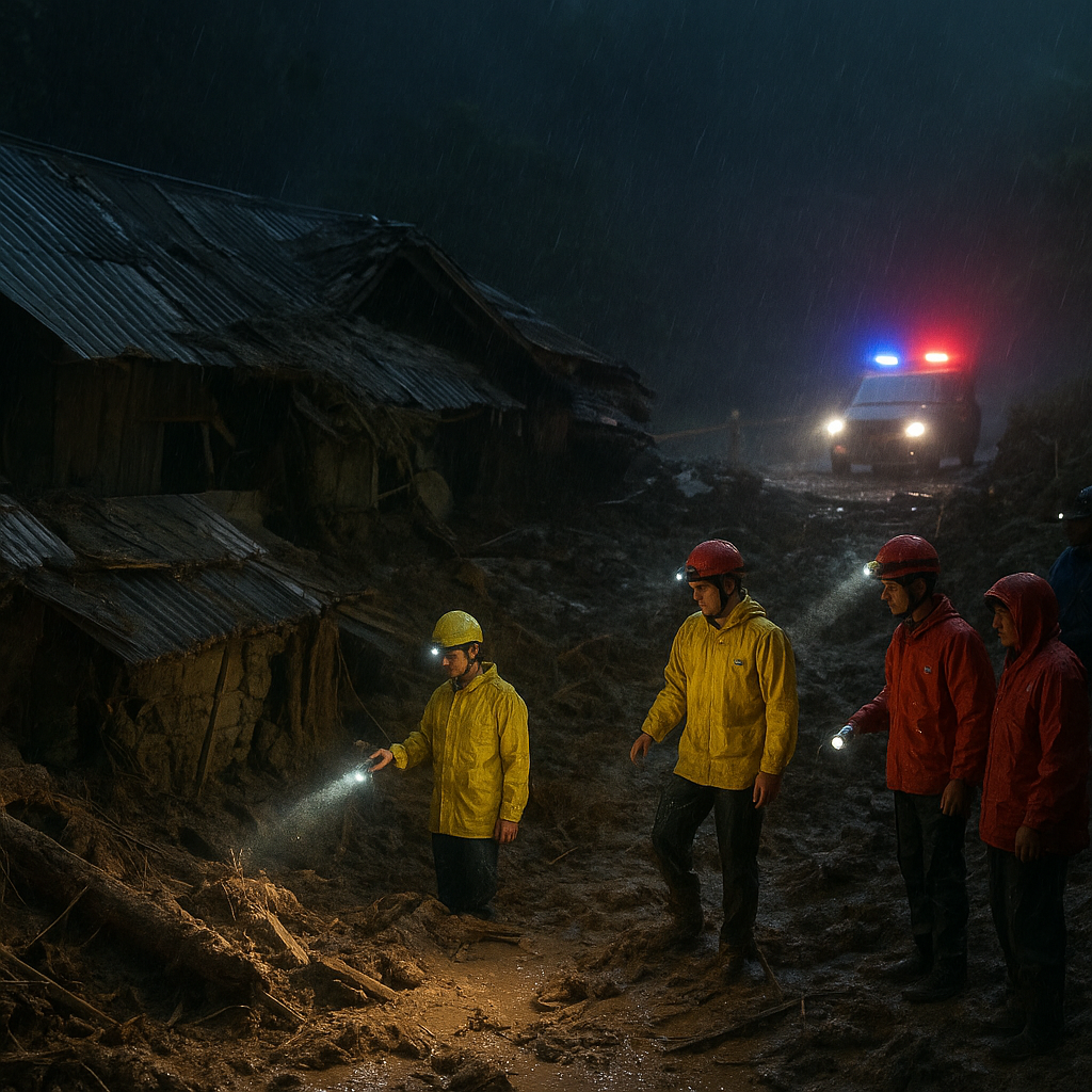 Diguyur Hujan 3 Jam, Tanah Longsor Terjang Dua Rumah di Wadaslintang Wonosobo