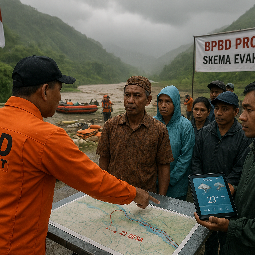 Waspada Cuaca Ekstrem, BPBD NTT Siapkan Skema Evakuasi untuk 21 Desa di Lembah Sungai
