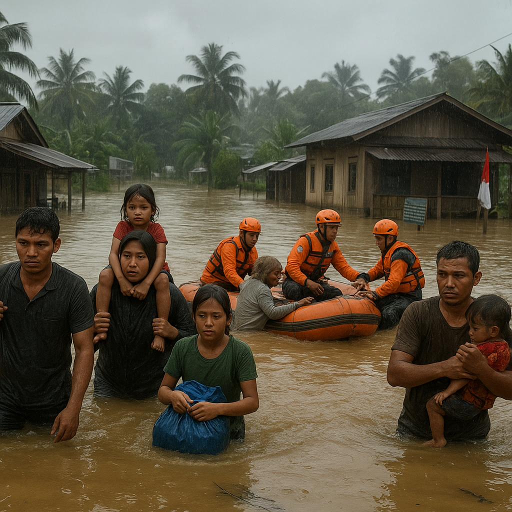 Kutai Barat Darurat Banjir, Ketinggian Air Capai 1,5 Meter, dan 6 Kecamatan Terendam