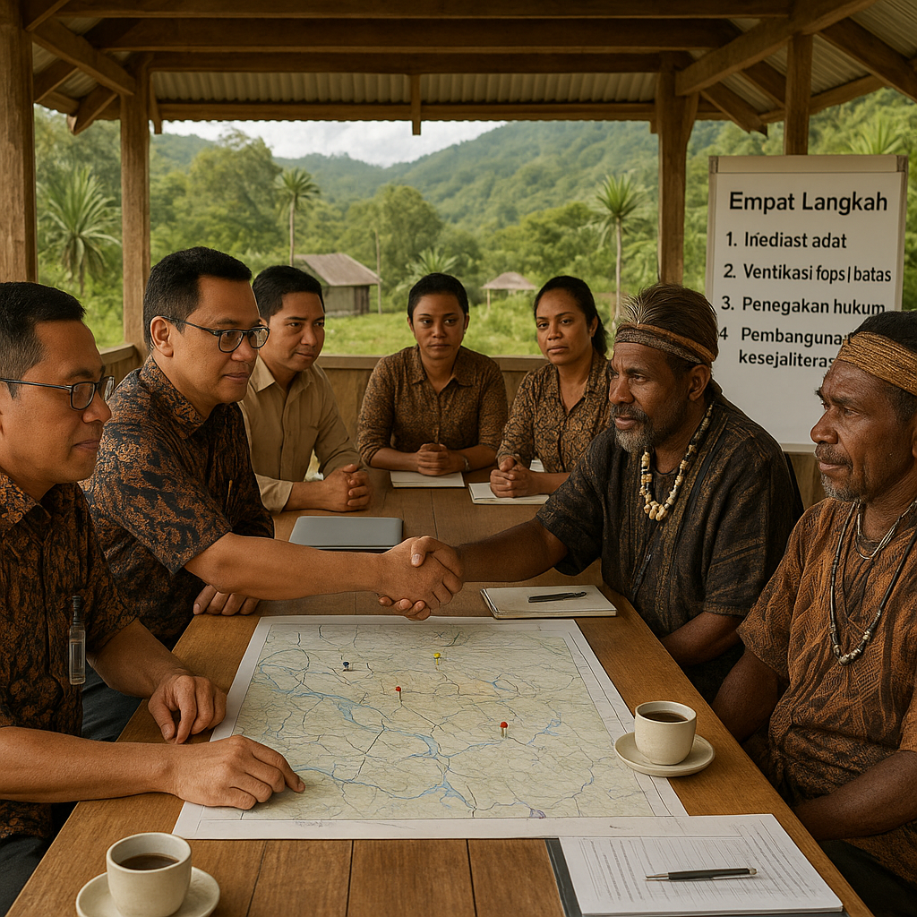 Papua Tengah Tempuh Empat Langkah Redam Konflik Adat di Kapiraya