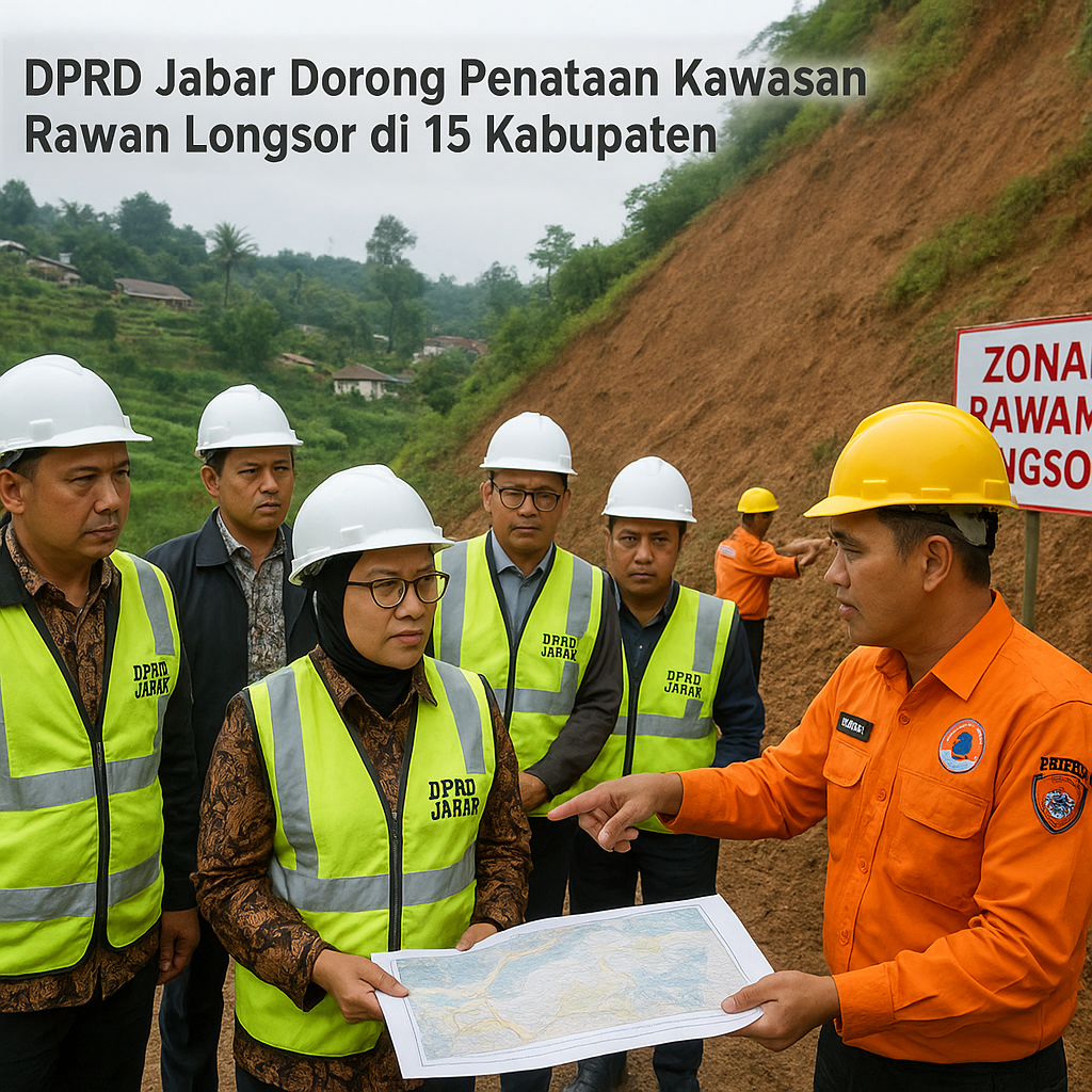 DPRD Jabar Dorong Penataan Kawasan Rawan Longsor di 15 Kabupaten