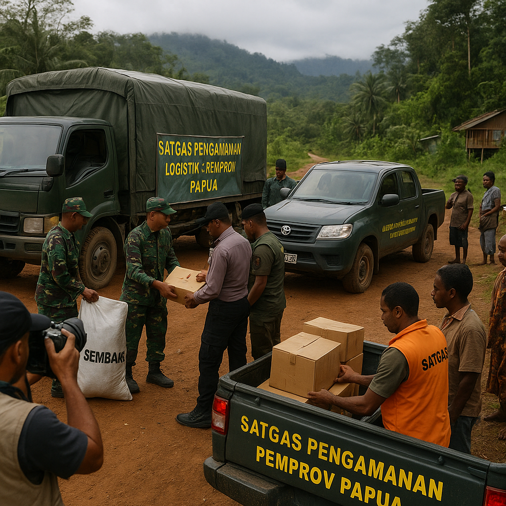 Pemerintah Provinsi Papua Bentuk Satgas Pengamanan Jalur Logistik Distrik-Distrik Terpencil