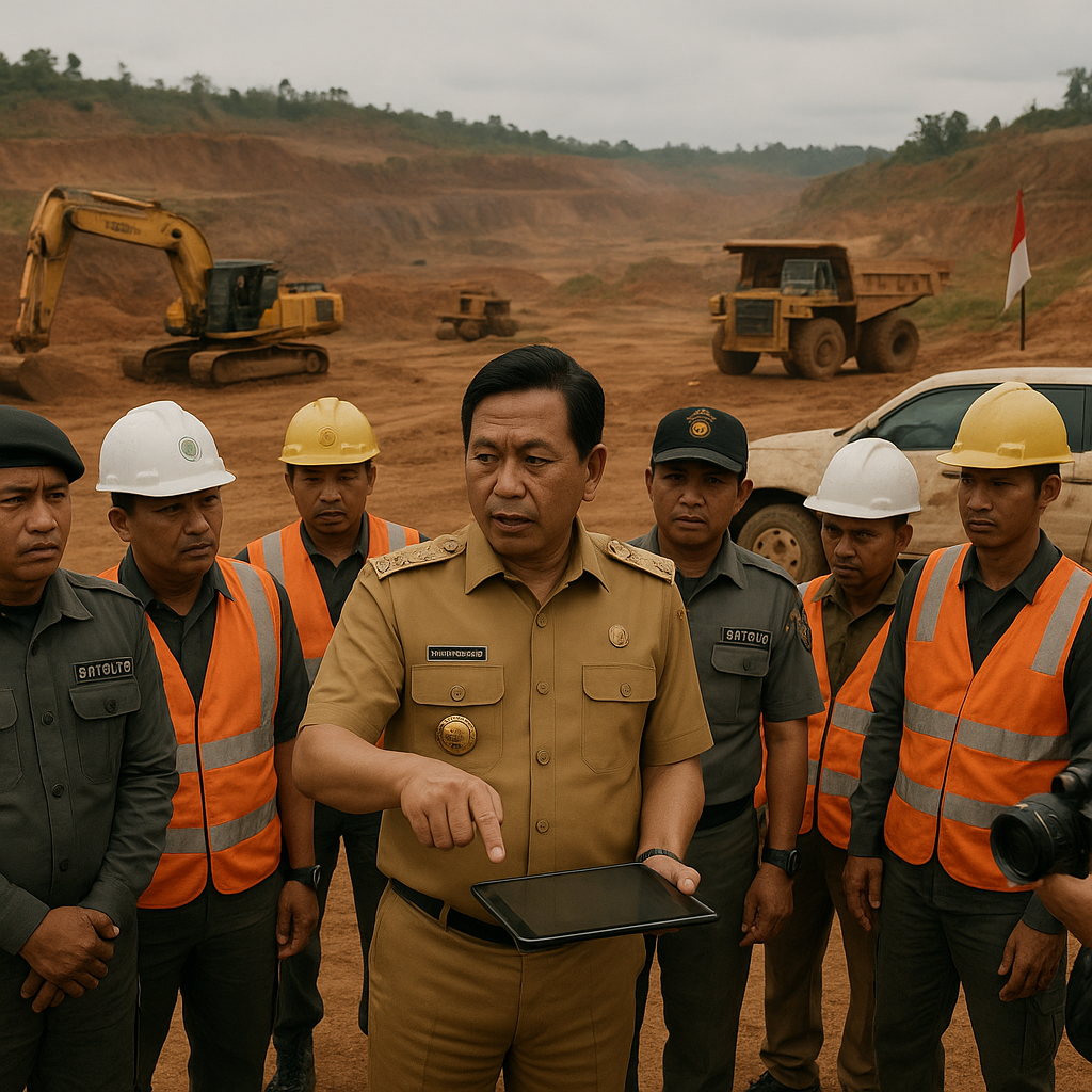 Bupati Morowali Utara Instruksikan Penguatan Pengawasan di Area Pertambangan