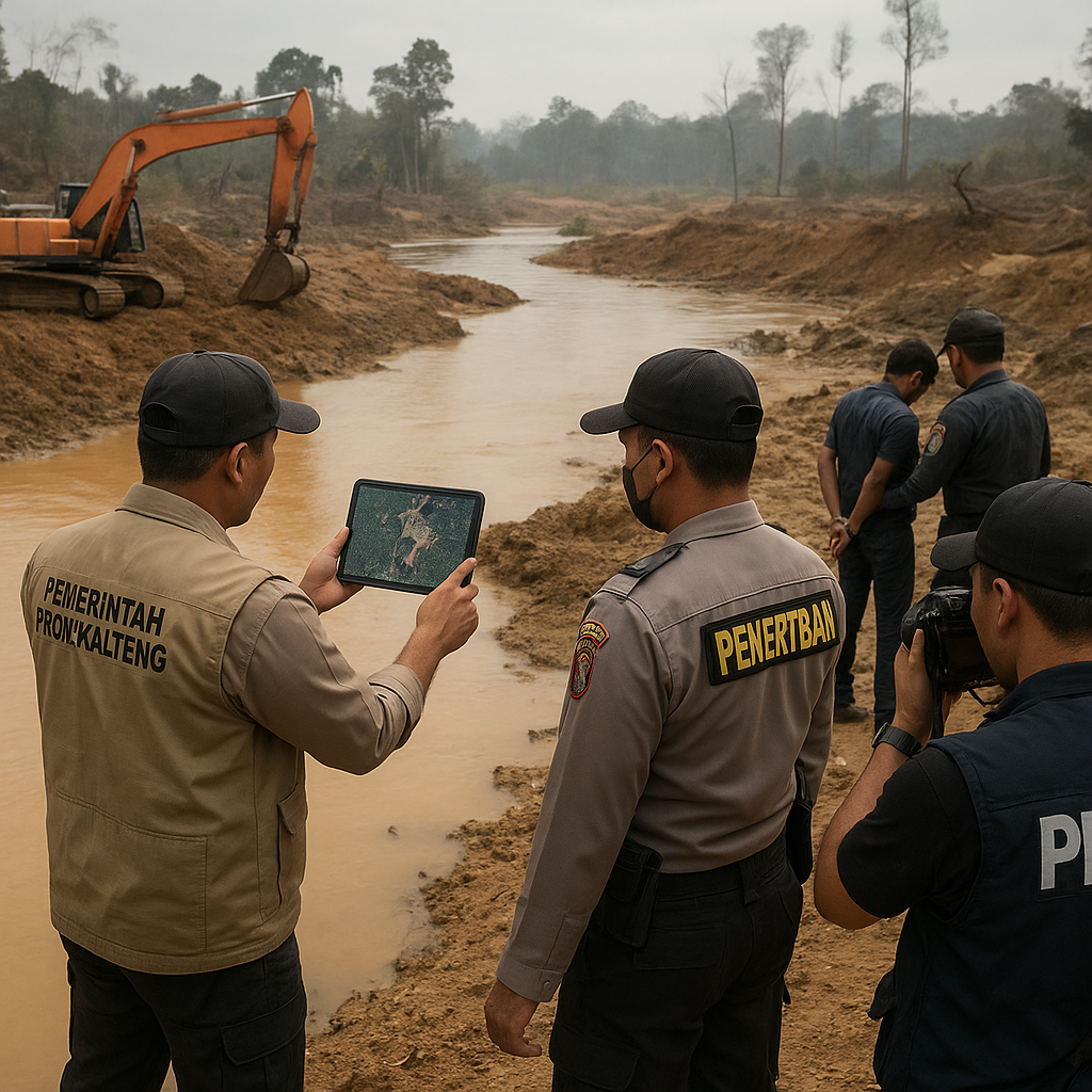 Penertiban Tambang Ilegal di Kalteng untuk Kurangi Kerusakan Lingkungan dan Konflik