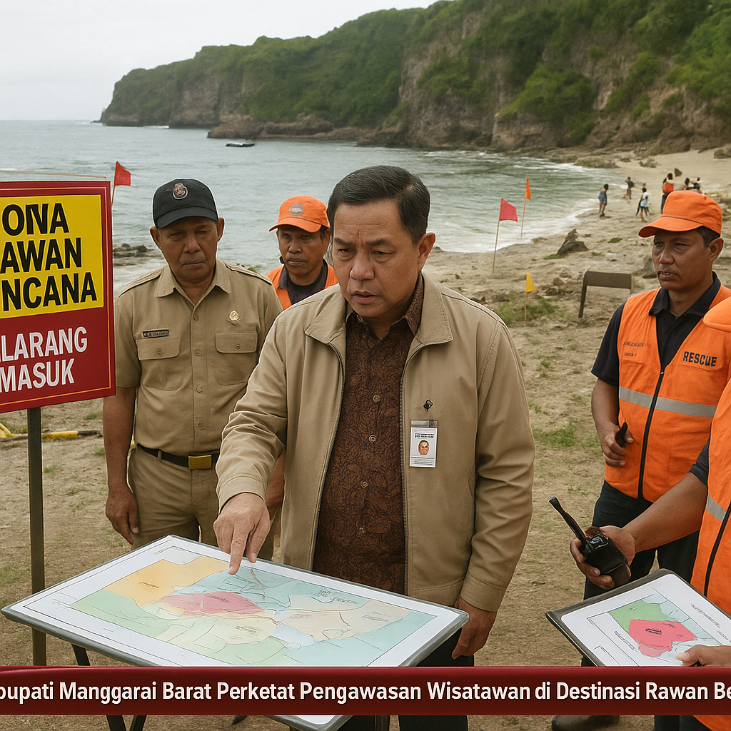 Bupati Manggarai Barat Perketat Pengawasan Wisatawan di Destinasi Rawan Bencana