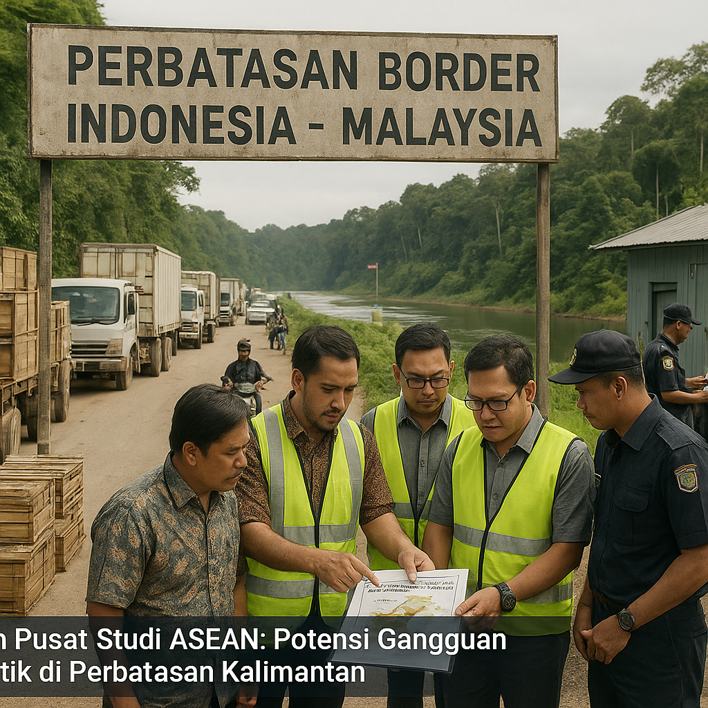 Kajian Pusat Studi ASEAN: Potensi Gangguan Logistik di Perbatasan Indonesia-Malaysia Kalimantan