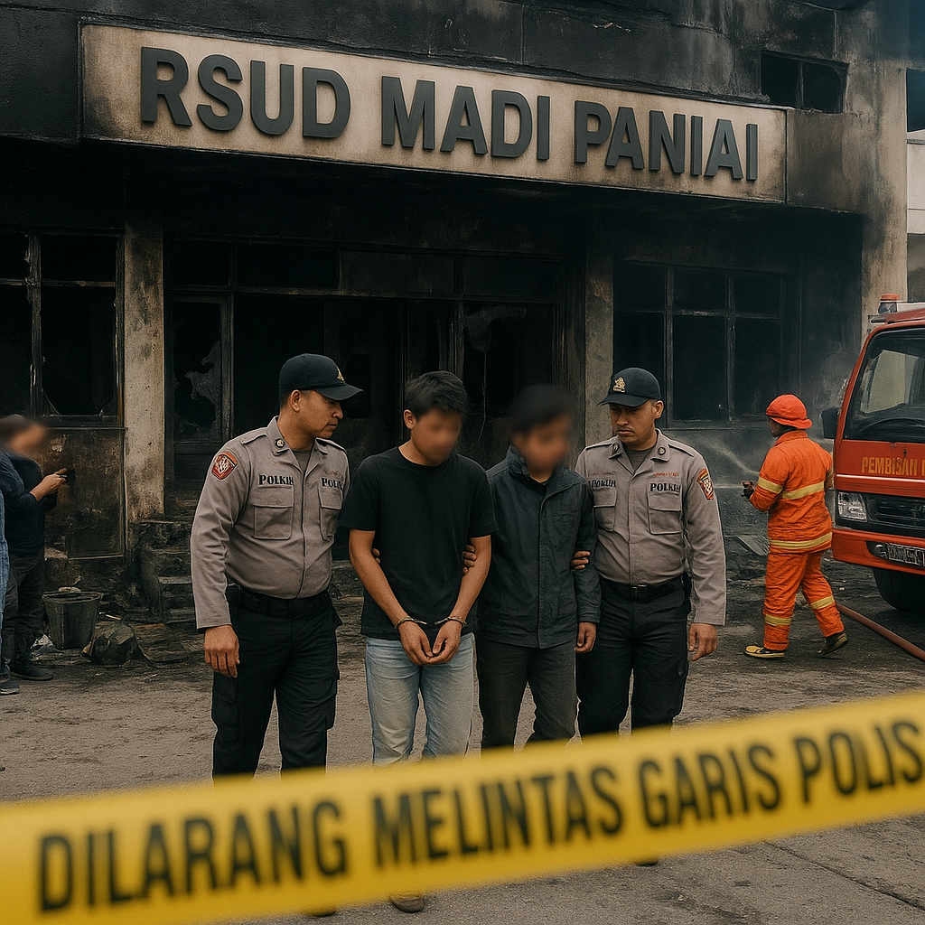 Bukan Korsleting Listrik, Kapolres Paniai Sebut RSUD Madi Dibakar Dua Orang Warga