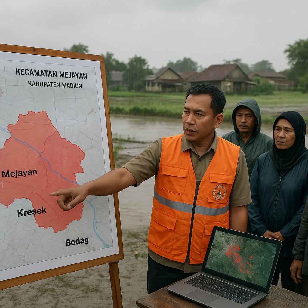 Pemetaan Kerawanan Banjir di Kecamatan Mejayan, Kabupaten Madiun: 3 Desa Masuk Zona Merah