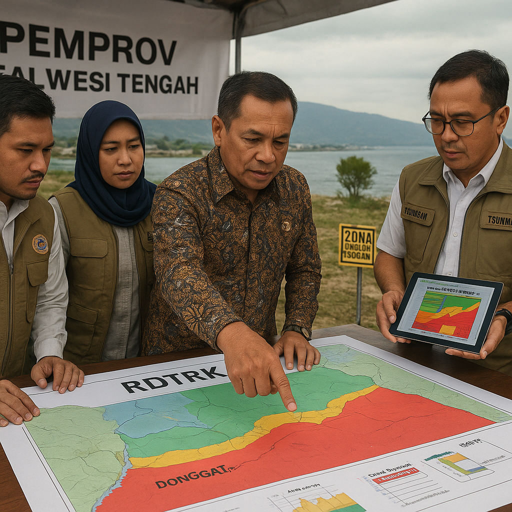 Gubernur Sulawesi Tengah: Revisi RDTRK untuk Zona Rawan Tsunami di Palu dan Donggala Masuk Tahap Final