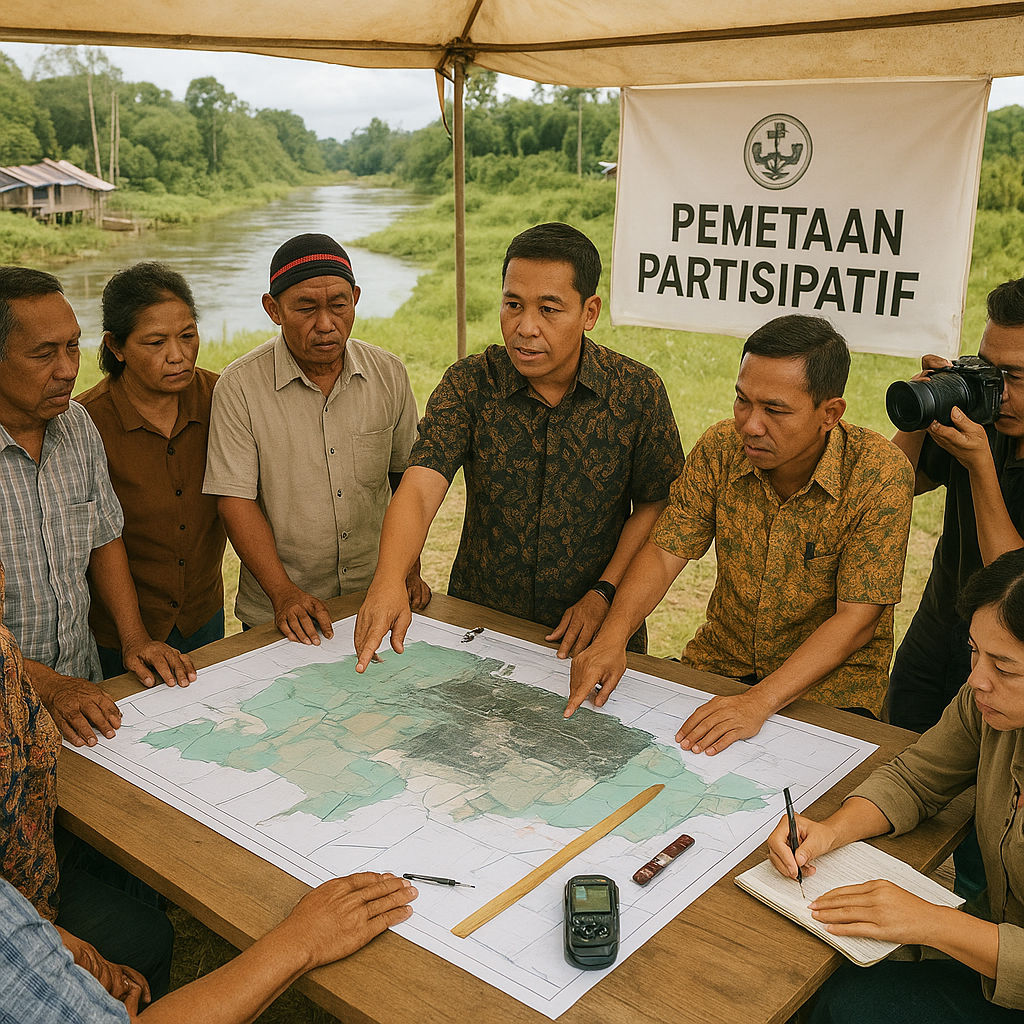 Perspektif: Pendekatan 'Pemetaan Partisipatif' untuk Resolusi Konflik Perbatasan Desa di Kalimantan Utara