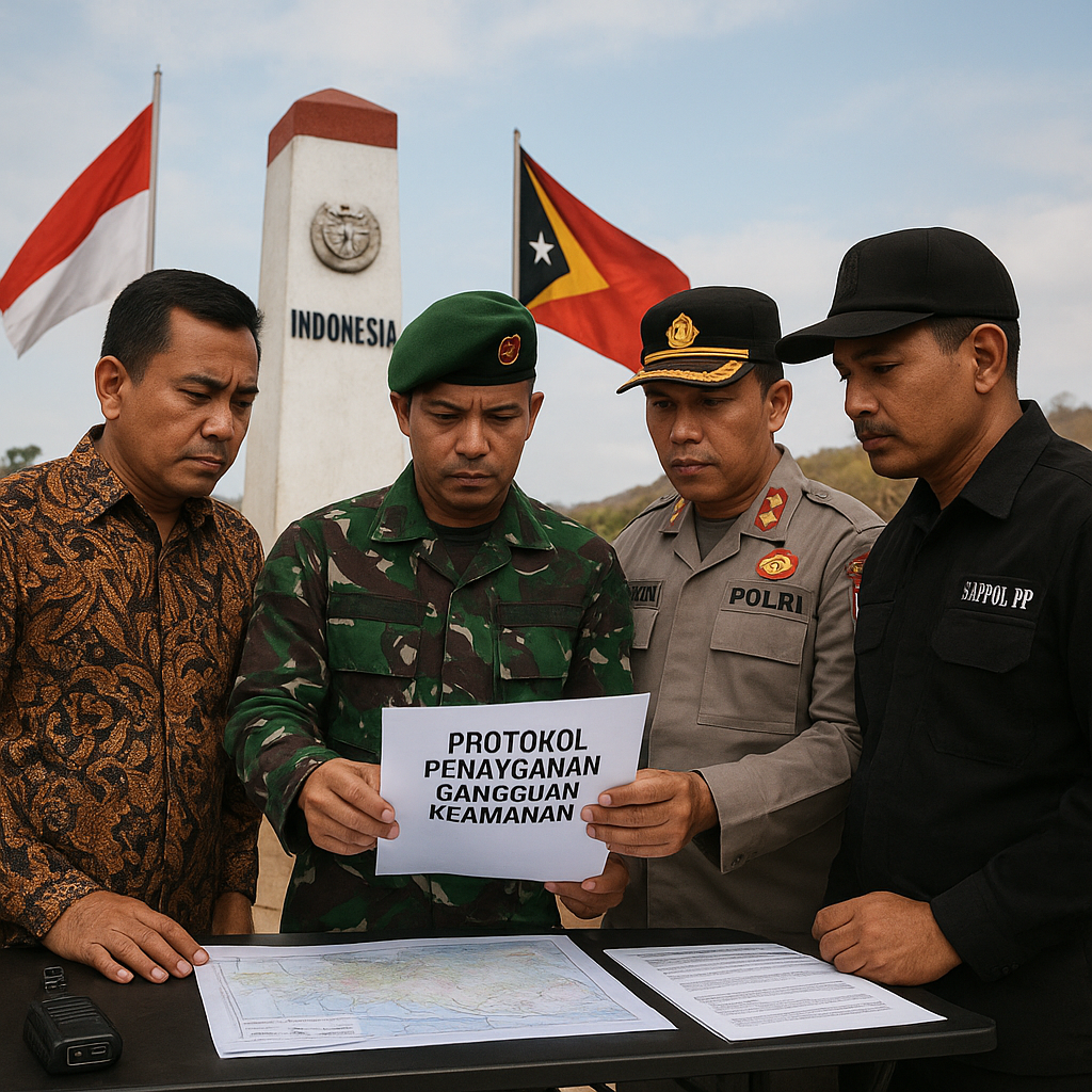 Pemkab Belu, NTT, Membuat Protokol Penanganan Gangguan Keamanan di Jalur Perbatasan Timor Leste