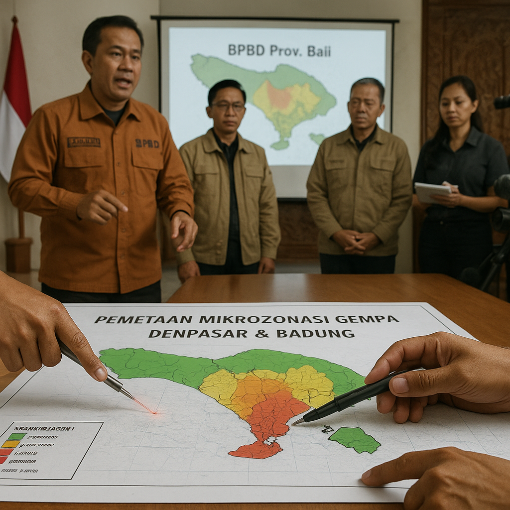 Kebijakan Pemetaan Daerah Rawan Bencana Gempa di Bali: Fokus pada Kabupaten Badung dan Denpasar