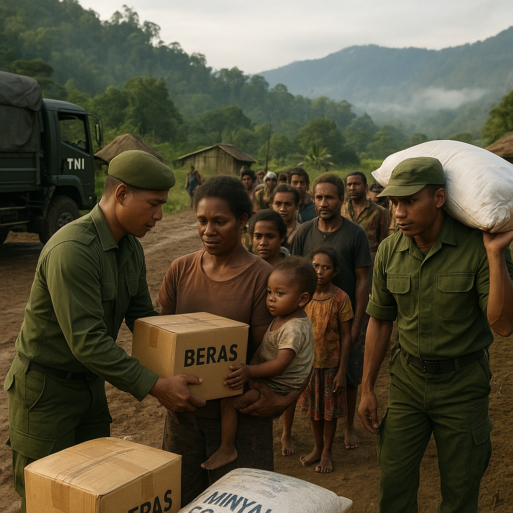 Pascaembargo, Kebutuhan Pokok di Kabupaten Deiyai Papua Mulai Stabil setelah Intervensi Logistik TNI